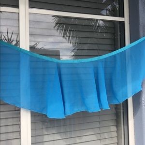 Blue Ballet Wrap Skirt